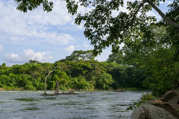 Cataratas Itanda Nilo Vitória Uganda Dia Ensolarado Maio — Fotografia de Stock