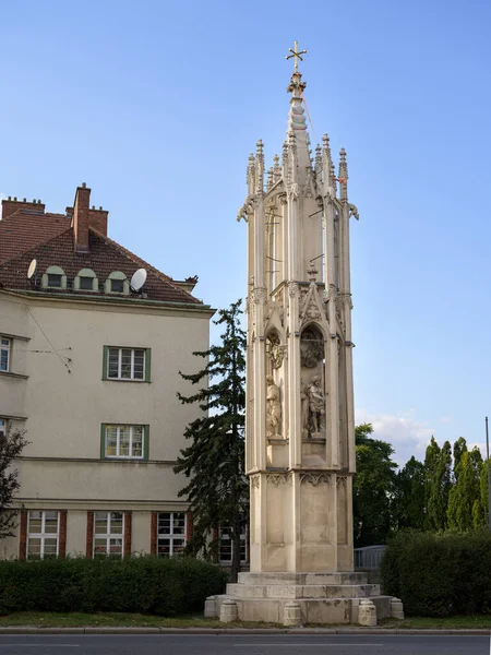 Vienna Austria October 2021 Spinnerin Kreuz Vienna Sunny Day Summer — Stockfoto