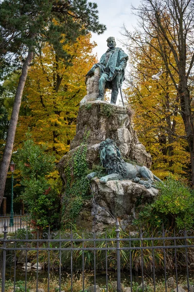 Μνημείο Giuseppe Garibaldi Στη Βενετία Ιταλία Μια Ηλιόλουστη Μέρα Φθινόπωρο — Φωτογραφία Αρχείου