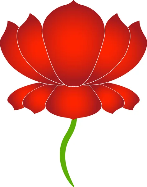 Logo du lotus — Image vectorielle