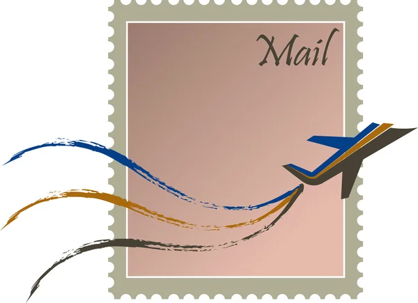 Швидка пошта штамп — стоковий вектор