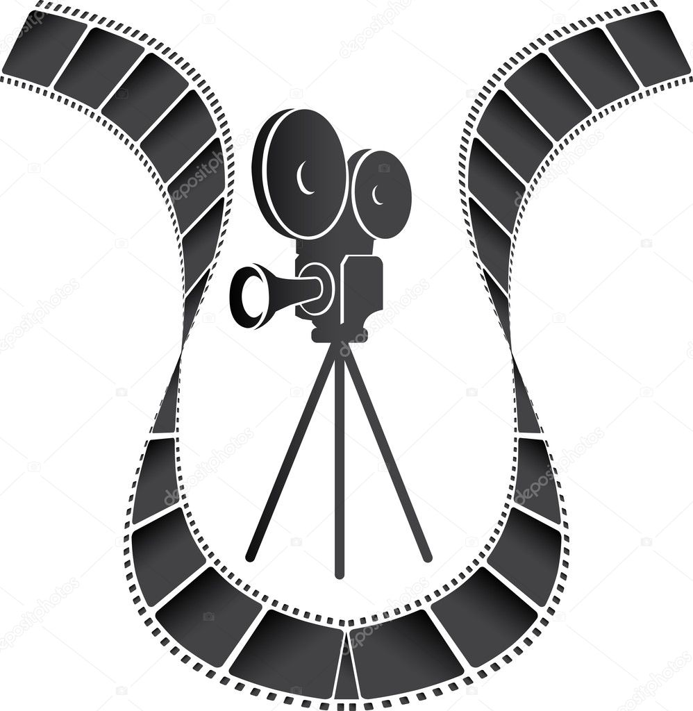 Movie camera Stock Vector, Royalty Free Vector Image by ©magagraphics
