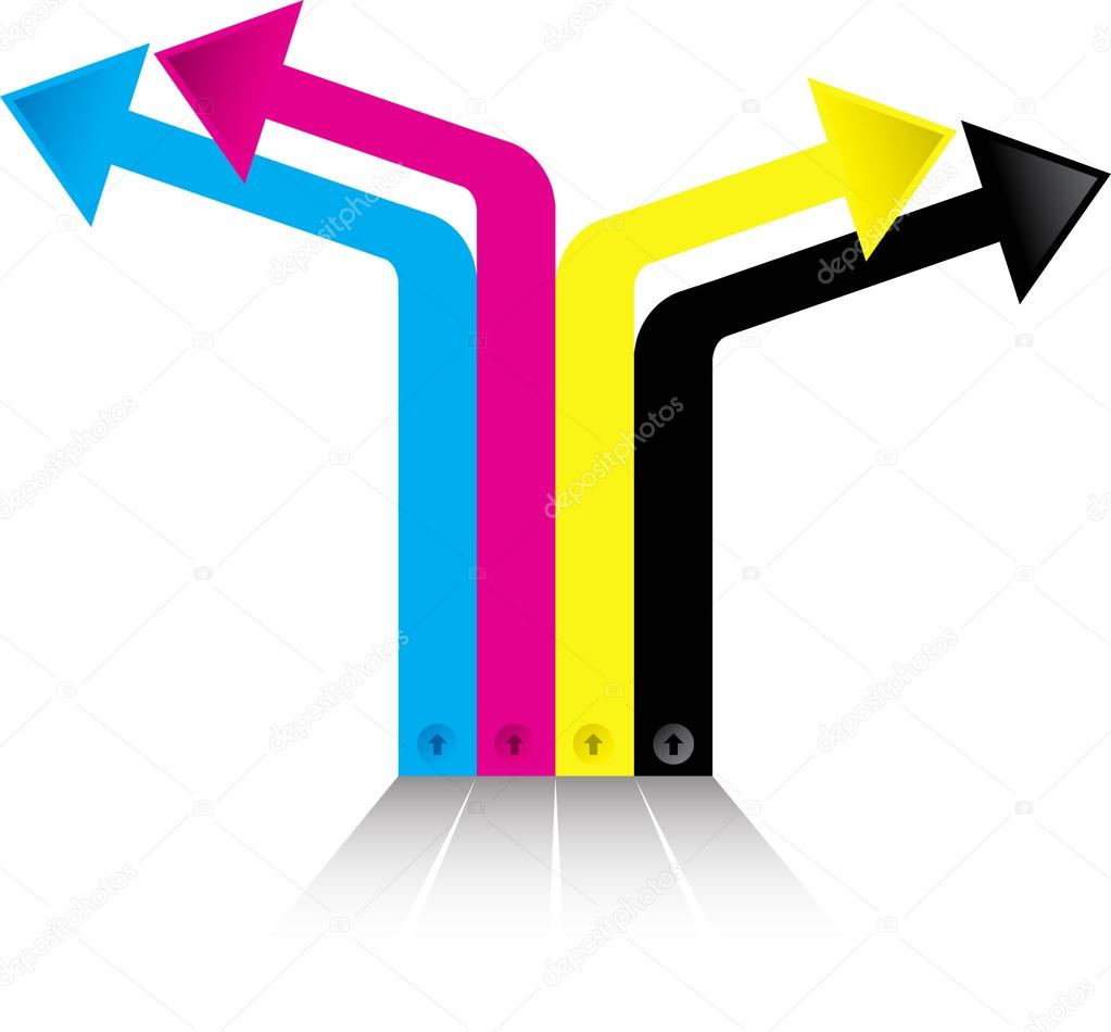 Colour arrow logo