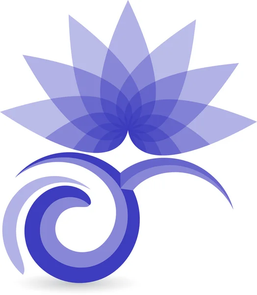Lotus logotyp — Stock vektor
