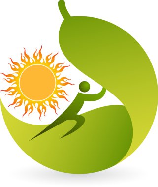 Yaz yaprak logosu