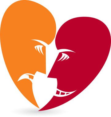 kalp yüz maskesi logosu