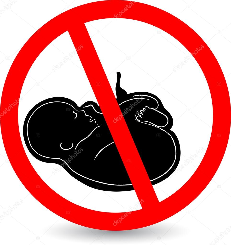 Stop abortion sign