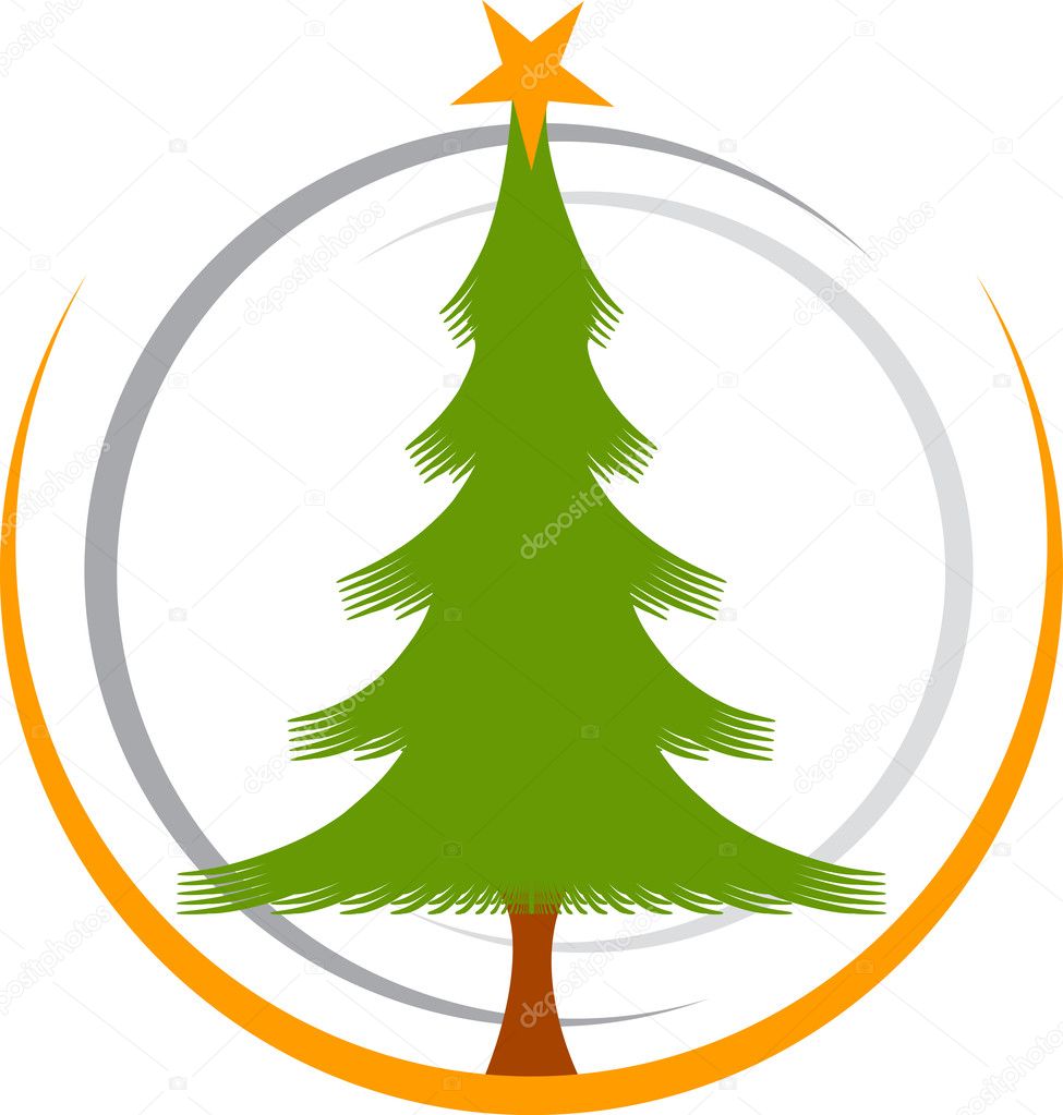 Christmas tree logo