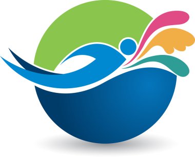 Yüzme logosu