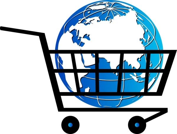 Mundo de compras —  Vetores de Stock