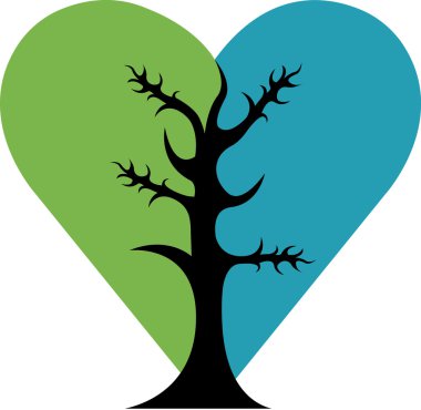 kalp ağaç logosu