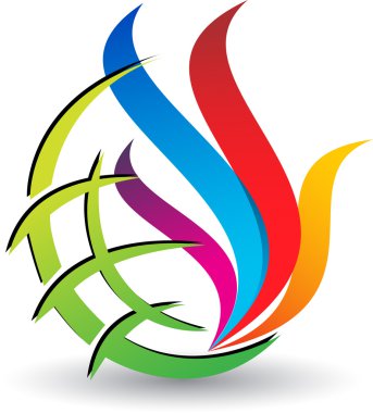 küresel alev logosu