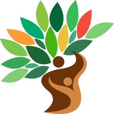 Family tree logo clipart