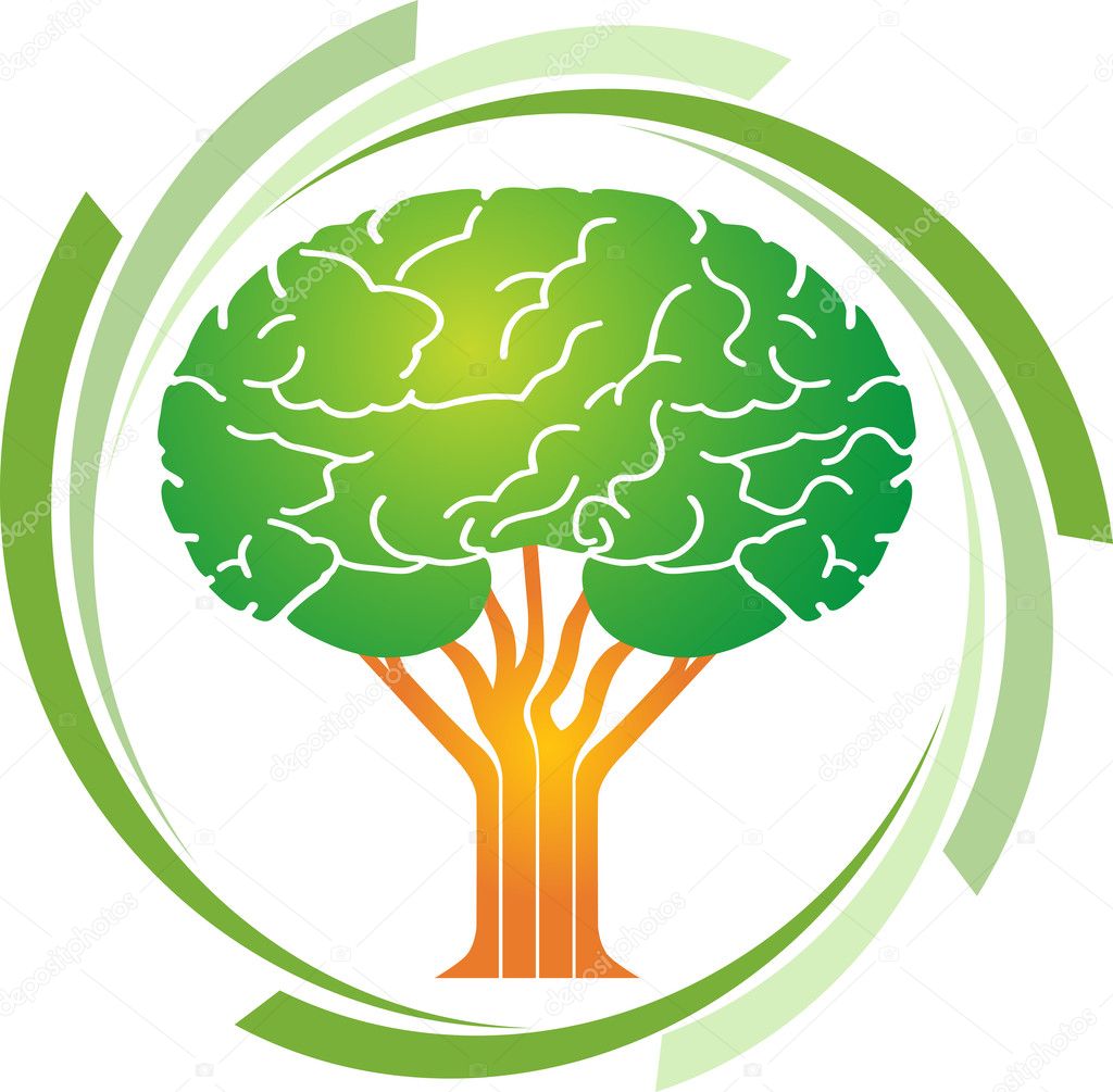 Brain tree logo