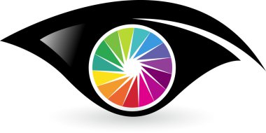Renkli göz logosu