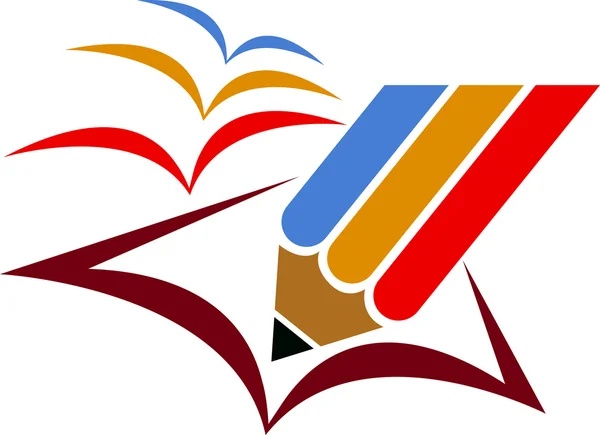 Edukacja logo — Wektor stockowy