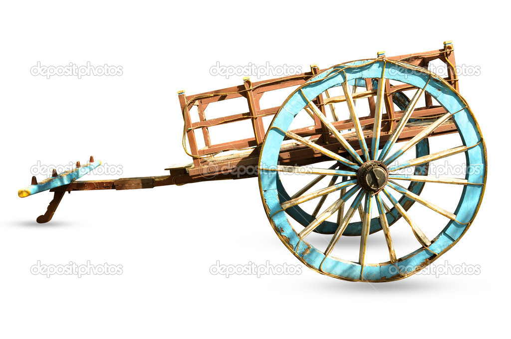 Wooden bullock cart
