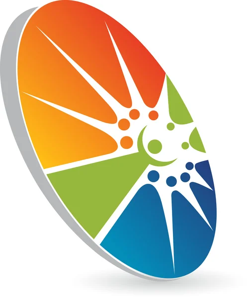 Mensen Logo — Stockvector