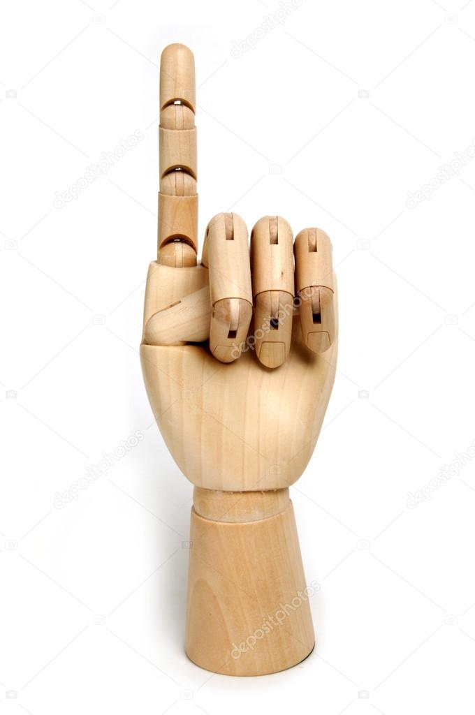 Wooden dummy hand