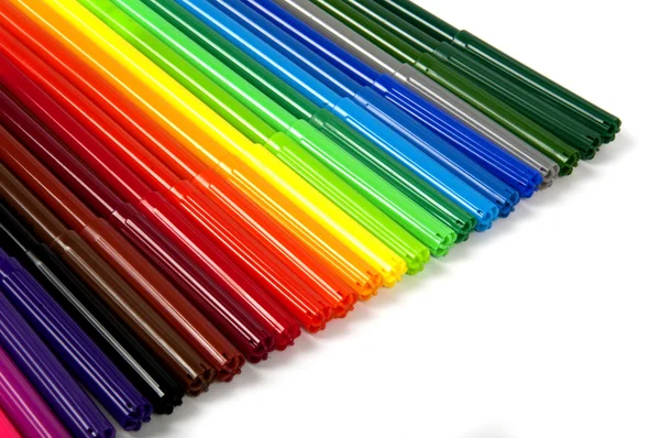 Set di penne colorate — Foto Stock