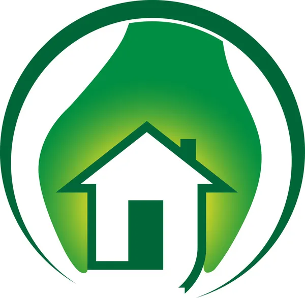 Logotipo de reparação home — Vetor de Stock