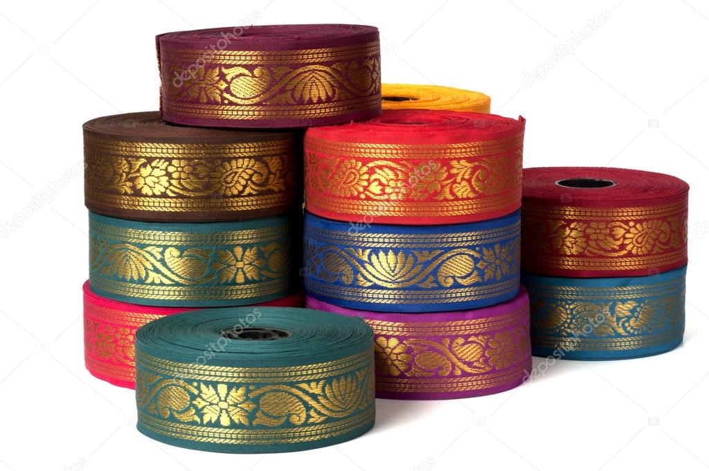 Silk sari border