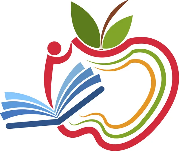 Logo Apple Educación — Vector de stock