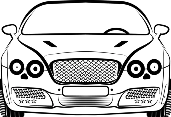 Car silhouette — Stock Vector