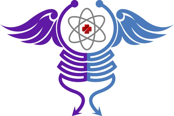 Medizinisches Logo für Notfälle — Stockvektor
