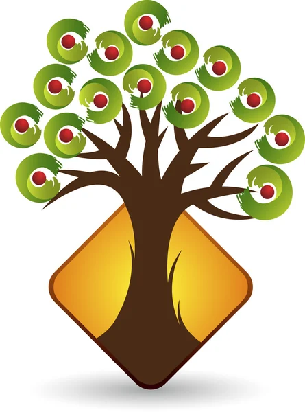 Logo d'arbre — Image vectorielle