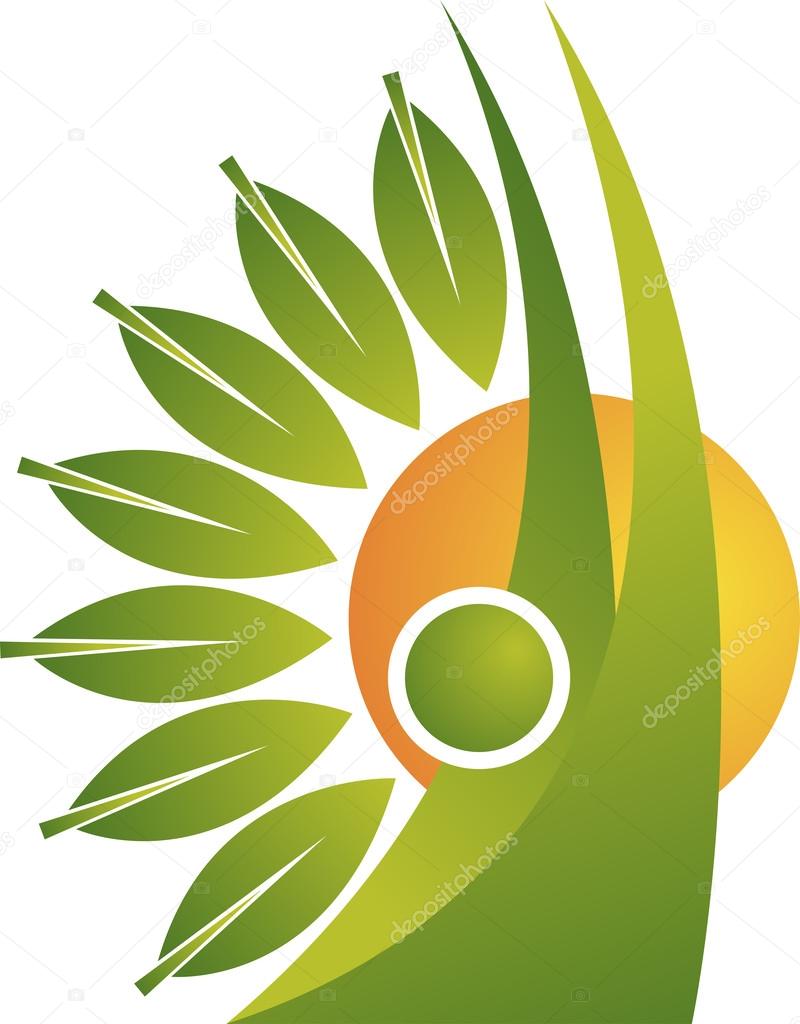 Leaf man logo