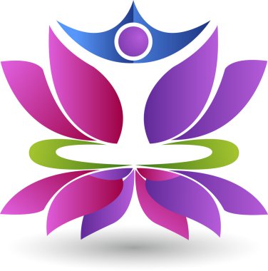 Lotus yoga logosu