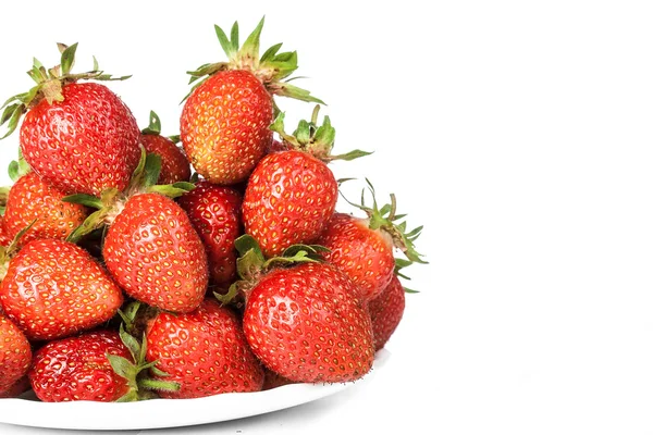 Šťavnaté zralé jahody — Stock fotografie