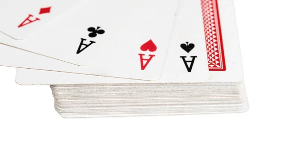 Hrací karty. — Stock fotografie