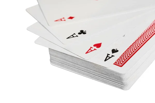 Jugar a las cartas . — Foto de Stock