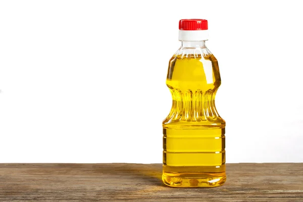 Bottle with oil — Stock Photo, Image