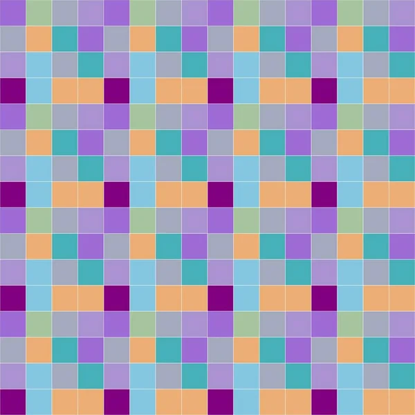 Multicolor Mosaik Som Sömlös Bakgrund — Stockfoto