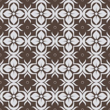 Çiçeksiz arka plan. Soyut çiçek desenli çok renkli doku. Tasarım tekrarlanıyor.