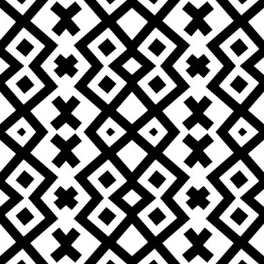Düzenli kare şekilli modern tek renkli geometrik arkaplan. Siyah ve beyaz dokusuyla kusursuz bir arkaplan.