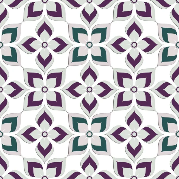 Virágos Zökkenőmentes Háttér Multicolor Textúra Absztrakt Virágmintával Ismételt Tervezés — Stock Fotó