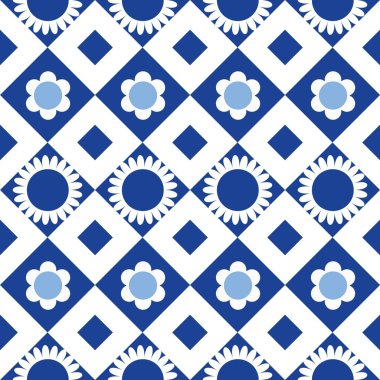 Çiçekli mavi, pürüzsüz arkaplan