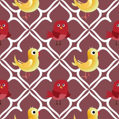 Tavuk ile sorunsuz arka plan