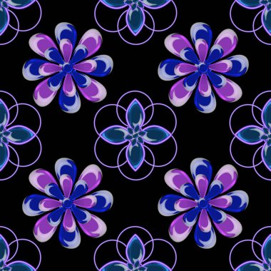 Kusursuz arka plan, değerli taşlar, dekoratif elementler. Cam elementlerle düzenli desen. Lüks doku..