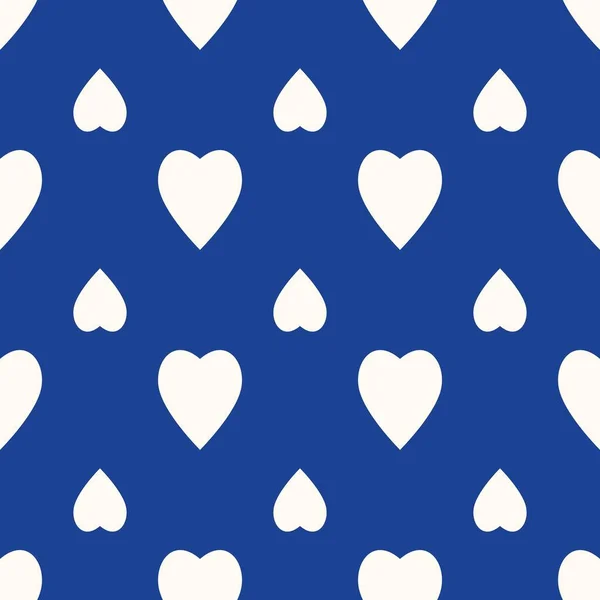 Modré Bílé Hladké Pozadí Srdcem Srdce Jako Hladká Textura Pro — Stock fotografie