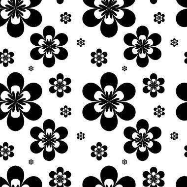 Soyut şekilli basit düzenli grafik tasarımı