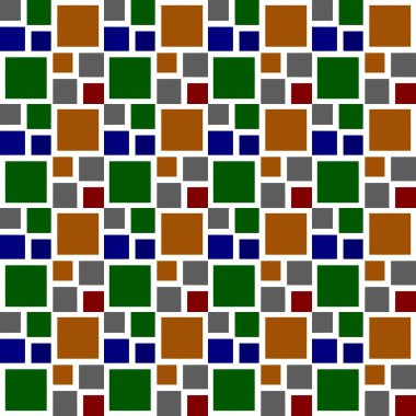 Kusursuz arkaplan gibi çok renkli mozaik