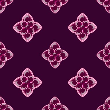 Kusursuz arka plan, değerli taşlar, dekoratif elementler. Cam elementlerle düzenli desen. Lüks doku..