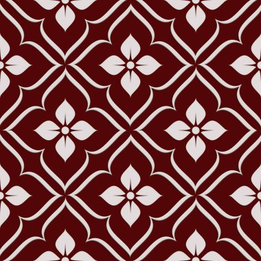 Arkaplan olarak düzenli ve pürüzsüz deseni olan kırmızı beyaz doku