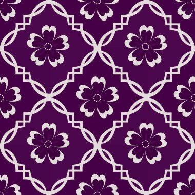 Pürüzsüz desenli mor doku.