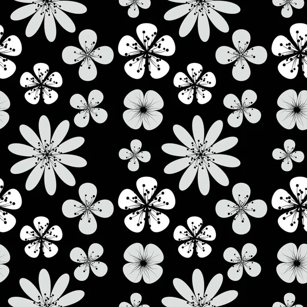 Floral Nahtlosen Hintergrund Mehrfarbige Textur Mit Abstrakten Blumenmustern Wiederholtes Design — Stockfoto
